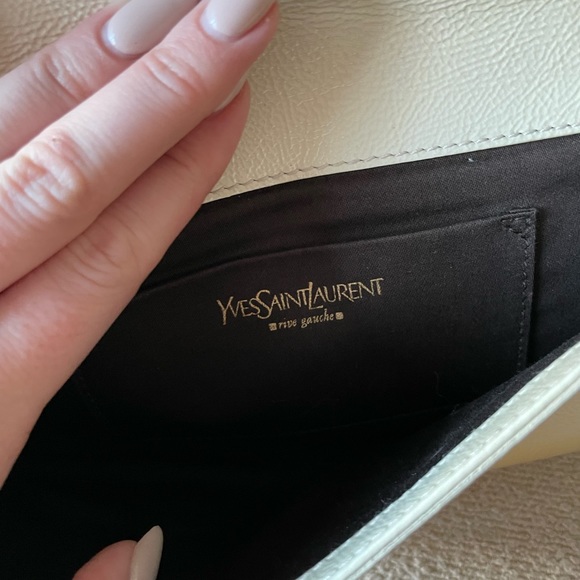 COPY - Saint lauren belle De Jour clutch yellow patent leather - Picture 2 of 8